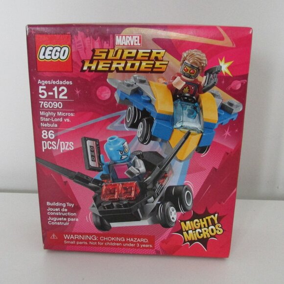 NEW Lego Super Heroes Mighty Micros Star-Lord vs Nebula Set 76090 - Picture 1 of 6